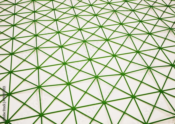 Fototapeta Abstract geometric background. 3D rendering.
