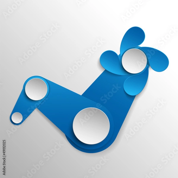 Obraz Paper vector background