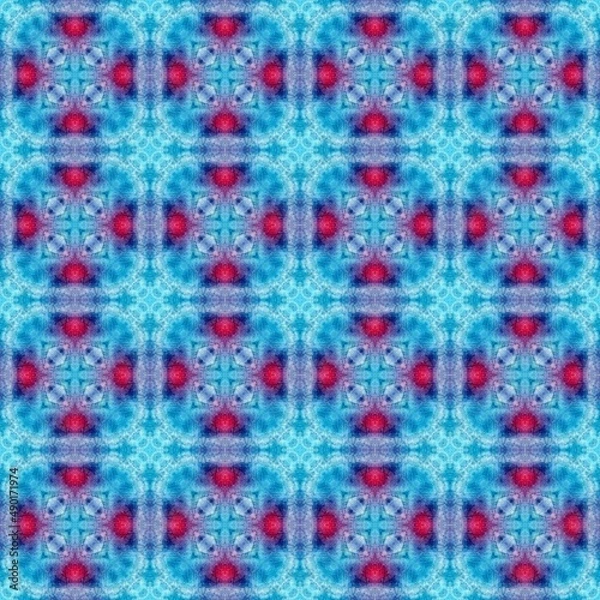 Obraz Tie dye pattern, tie dye seamless design background.
