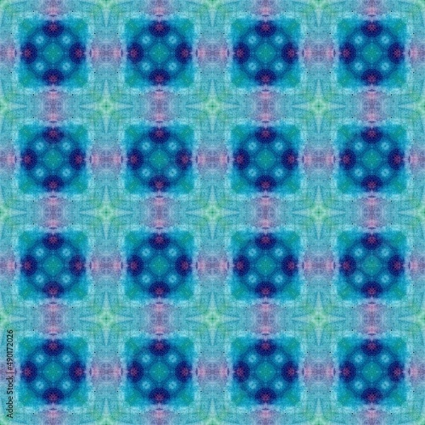 Obraz Tie dye pattern, tie dye seamless design background.