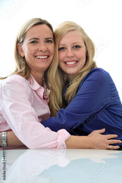 Obraz Mutter und Tochter vergnügt