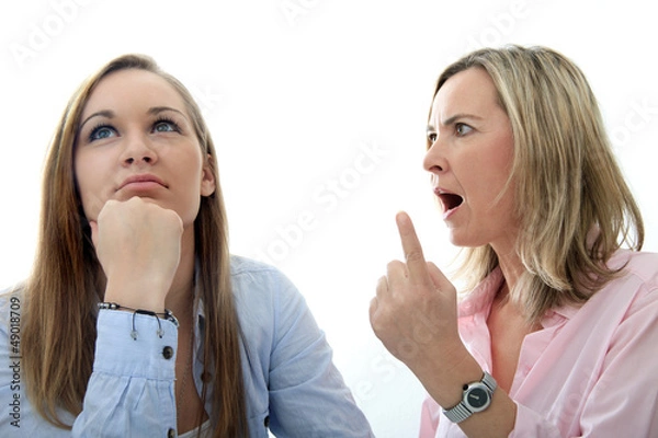 Obraz Mutter und Tochter streiten