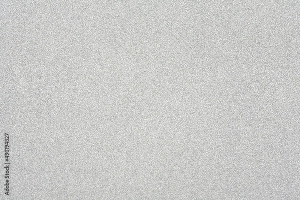 Obraz Horizontal silver glitter close up, card stock texture background.