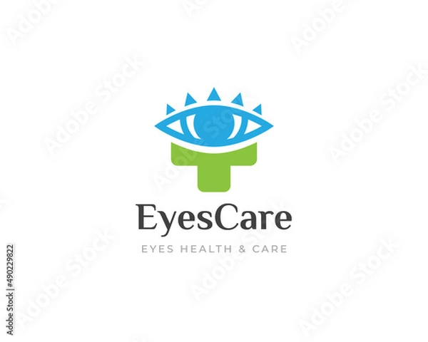 Obraz Eye care logo design