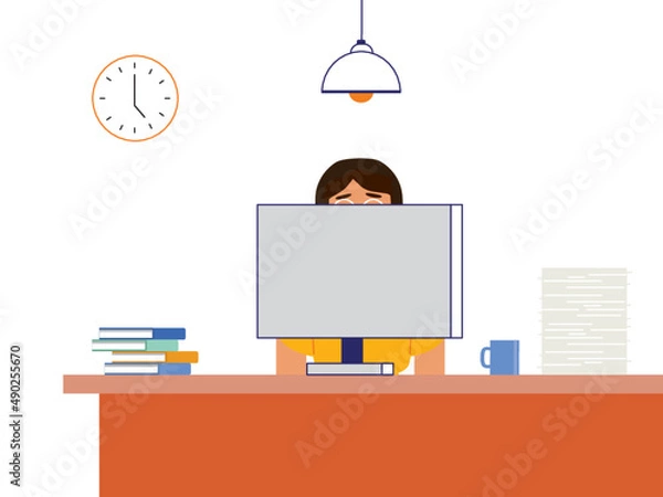 Fototapeta Workspace vector illustration	