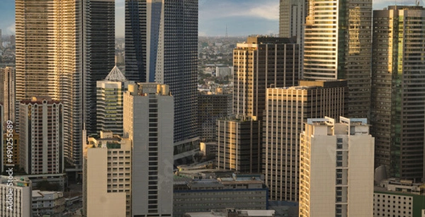 Obraz Manila  CBD early morning. 