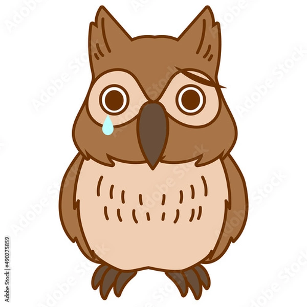 Obraz ミミズク悲しい