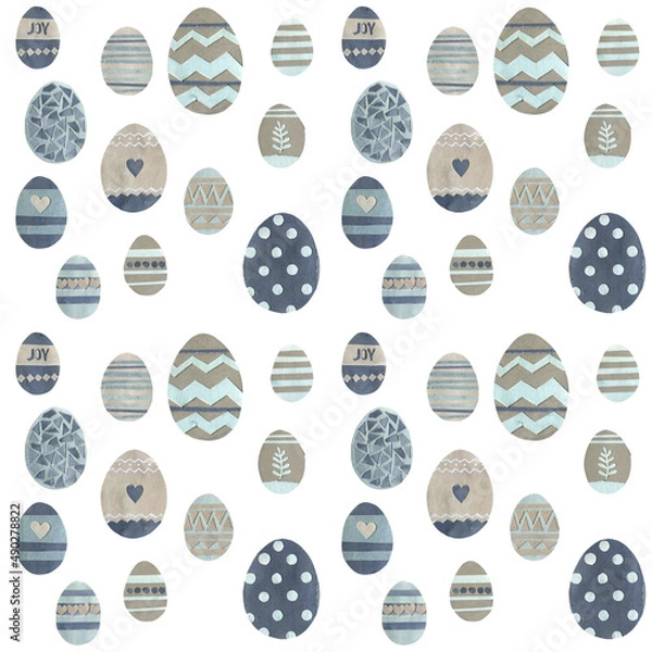Obraz Easter. Set of seamless patterns.