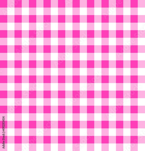 Fototapeta Colorful Checkered Flannel patterns of square for background.