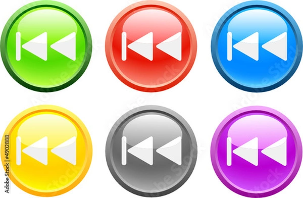 Fototapeta Previous. [Vector]