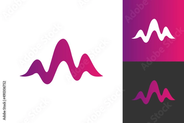 Fototapeta Illustration Vector Graphic of Pulse Logo. Perfect to use for Technology Company