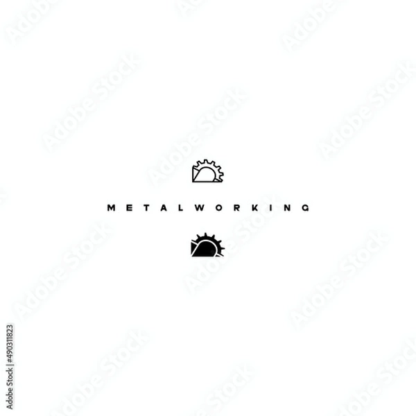 Fototapeta 
illustration consisting of the image of the cutter in the form of a symbol or logo 