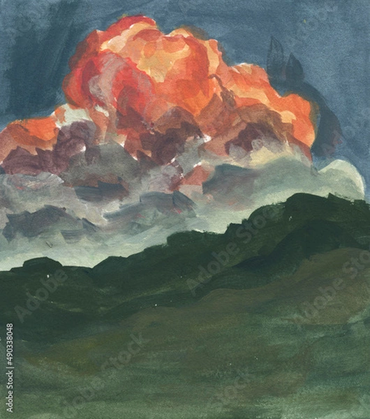 Obraz landscape in the mountains