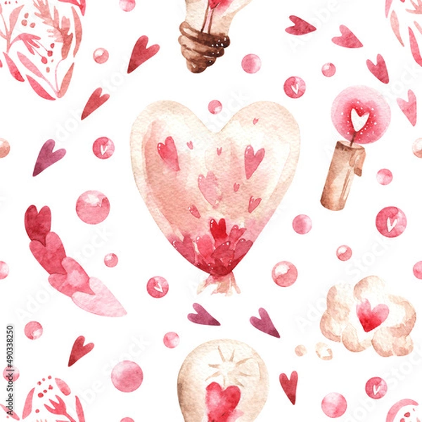 Obraz pattern with hearts