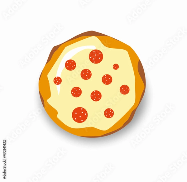 Obraz pizza pepperoni 