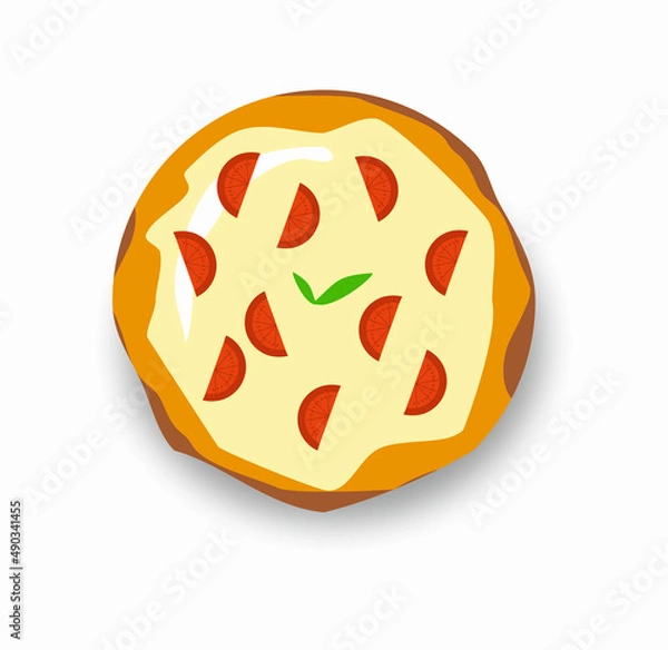 Obraz pizza vector margarita