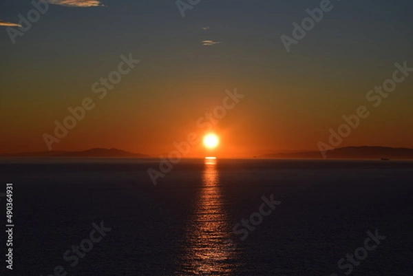 Fototapeta Sunset sea