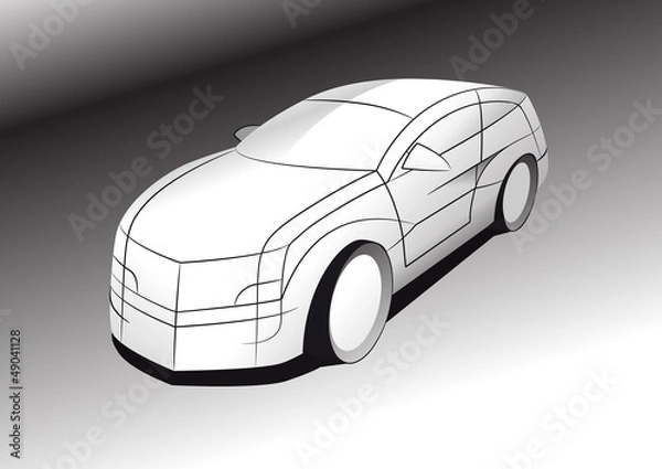 Fototapeta Car concept