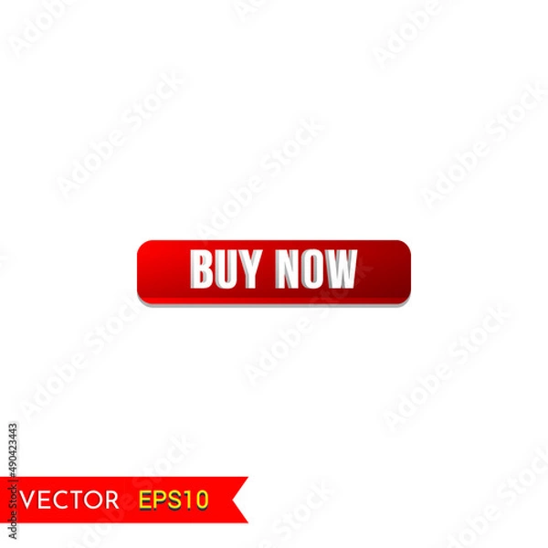 Obraz Buy now vector icon or button 
