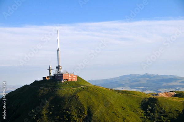 Obraz Vue aérienne Puy de dome et du Parc des volcans d'Auvergne