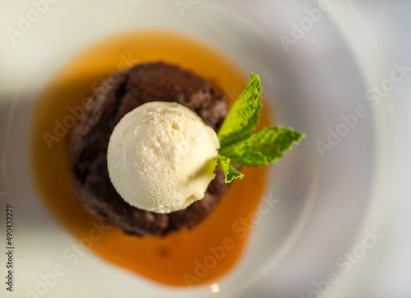 Fototapeta Warm dessert