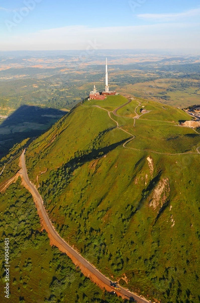 Obraz vue aérienne antenne Puy de dome