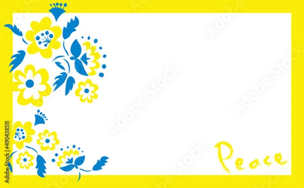 Obraz ウクライナの花001