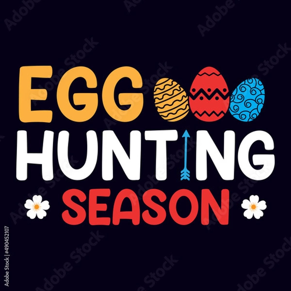 Obraz Happy Easter Day T-Shirt Design Template