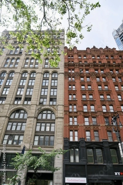 Obraz Forest or buildings 