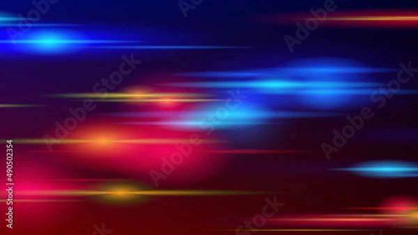 Fototapeta Police flares gradient background. colorful police flare banner template. abstract color for web interface. abstract color mesh desktop wallpaper. Red blue gradient color and multicolor texture design