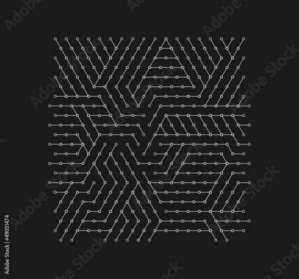 Obraz white system design