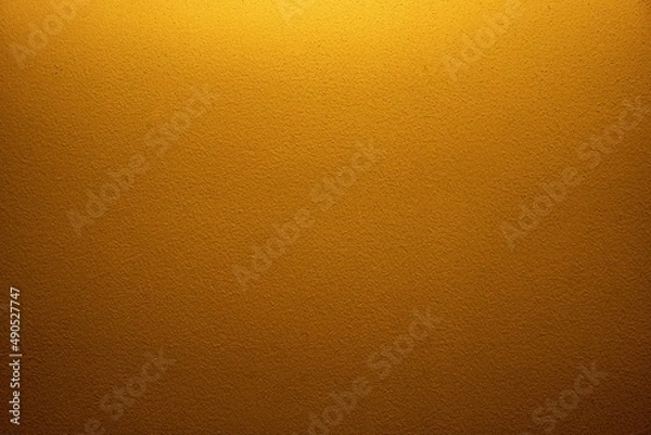 Fototapeta Abstract Orange yellow shiny background.metallic backdrop.Gradient light Seamless Shiny.Yellow orange black gradient light.Dim yellow light for Graphic design.Wealth concept.