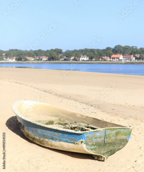 Obraz A boat on the beach