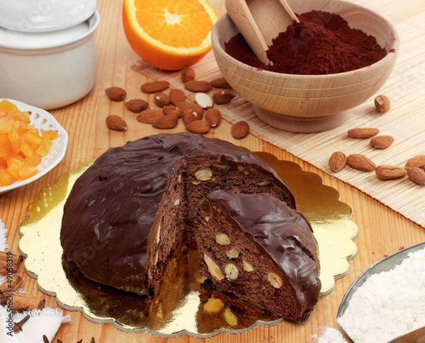 Fototapeta Panpepato - ciasto włoskie, panpepato