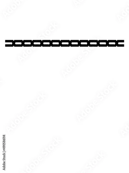 Fototapeta Kette Verzierung Linie 