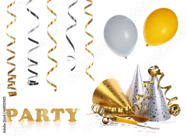 Obraz Carnival decoration isolated on white