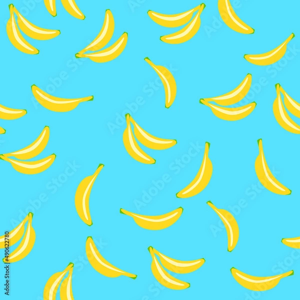Obraz pattern with delicious fruits, vector images, bright colors