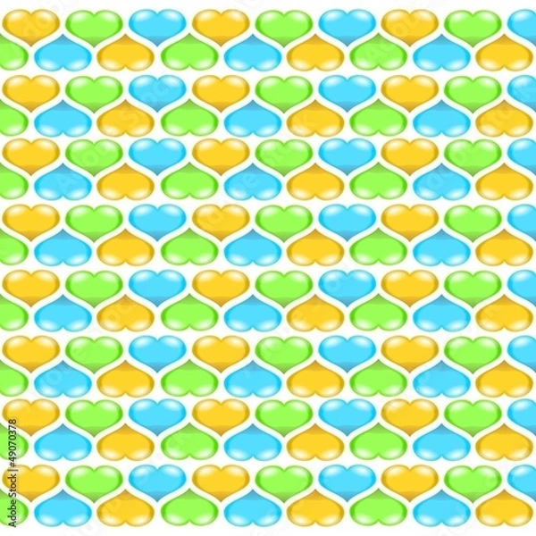 Fototapeta ハートバックグラウンド