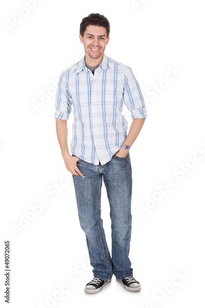 Fototapeta Smiling young man