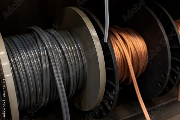 Obraz coils with electric wires