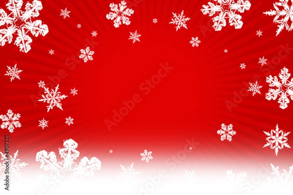 Fototapeta schneeflocken