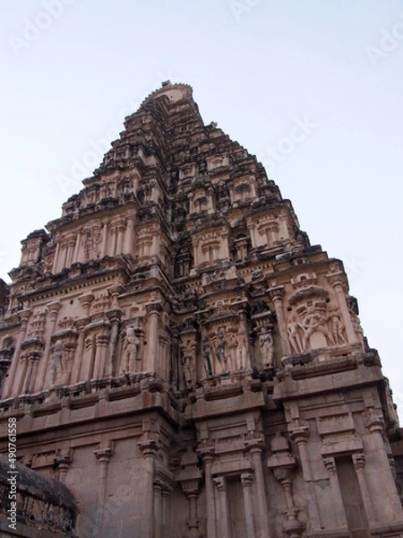 Obraz 南インドハンピの建造物群