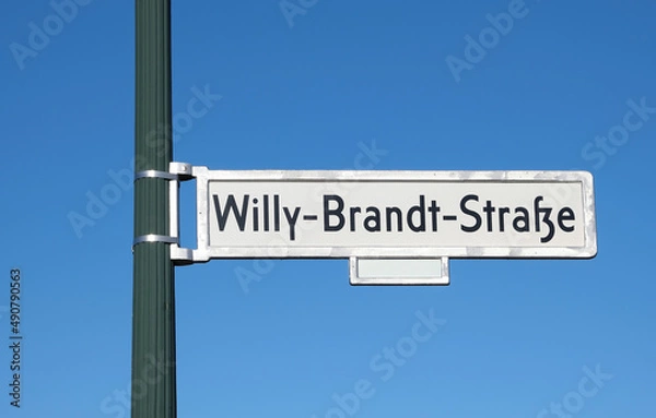 Obraz Willy-Brandt-Strasse