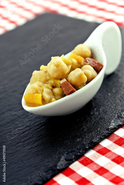 Fototapeta Chickpea stew.
