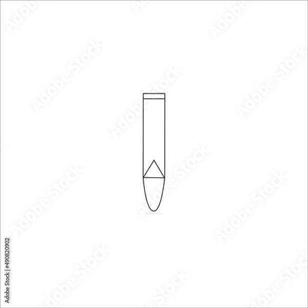 Obraz pencil icon isolated on white background