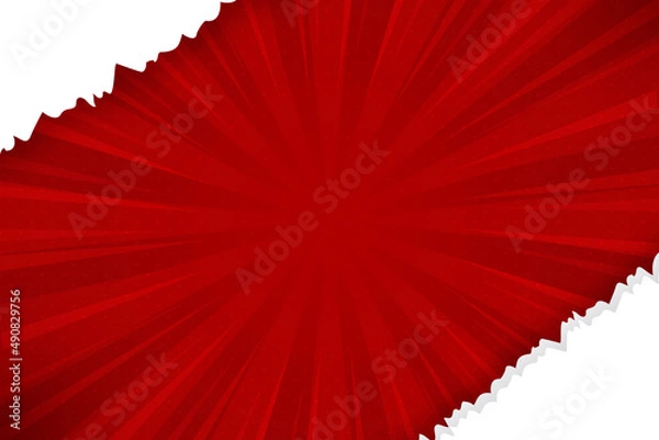 Fototapeta Red Background with Halftone