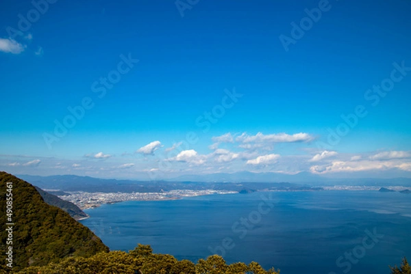 Obraz 快晴の空と眺望