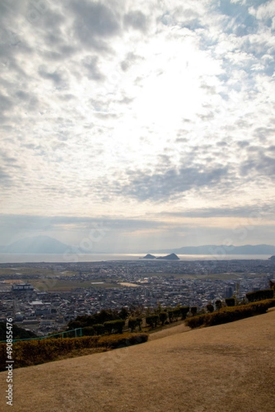 Obraz 快晴の空と眺望
