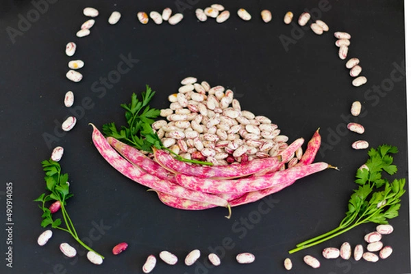 Fototapeta reserved for making kidney beans