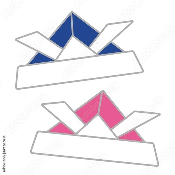 Obraz 折り紙　兜